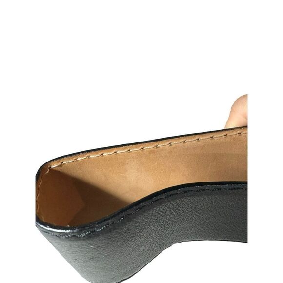 Michael Kors Black Wide Waist Belt Size S - Picture 8 of 8